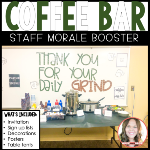 Coffee Bar Staff Morale Boooster